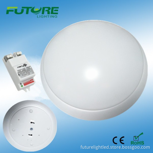 12W waterproof sensor round led ceiling puck light